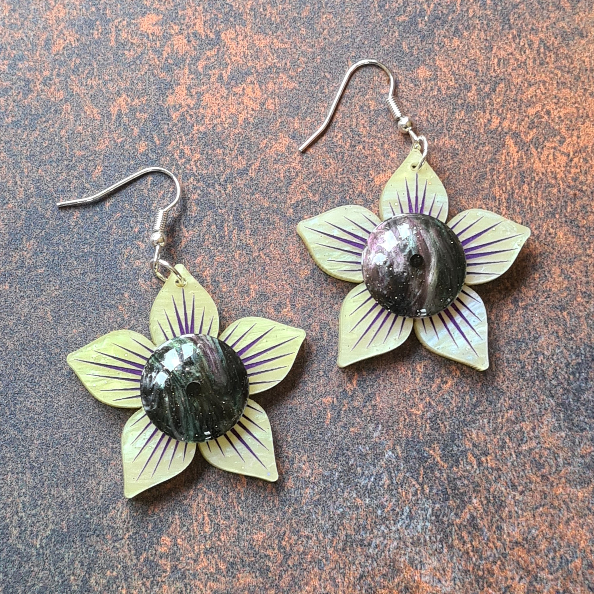 Belladonna Flower Earrings by Tatty Devine