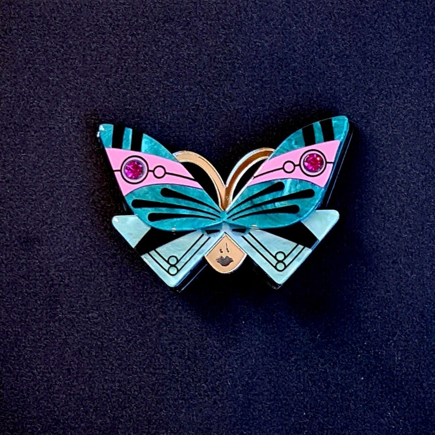 Butterfly Sonata Brooch by Erstwilder (Untamed Elegance)