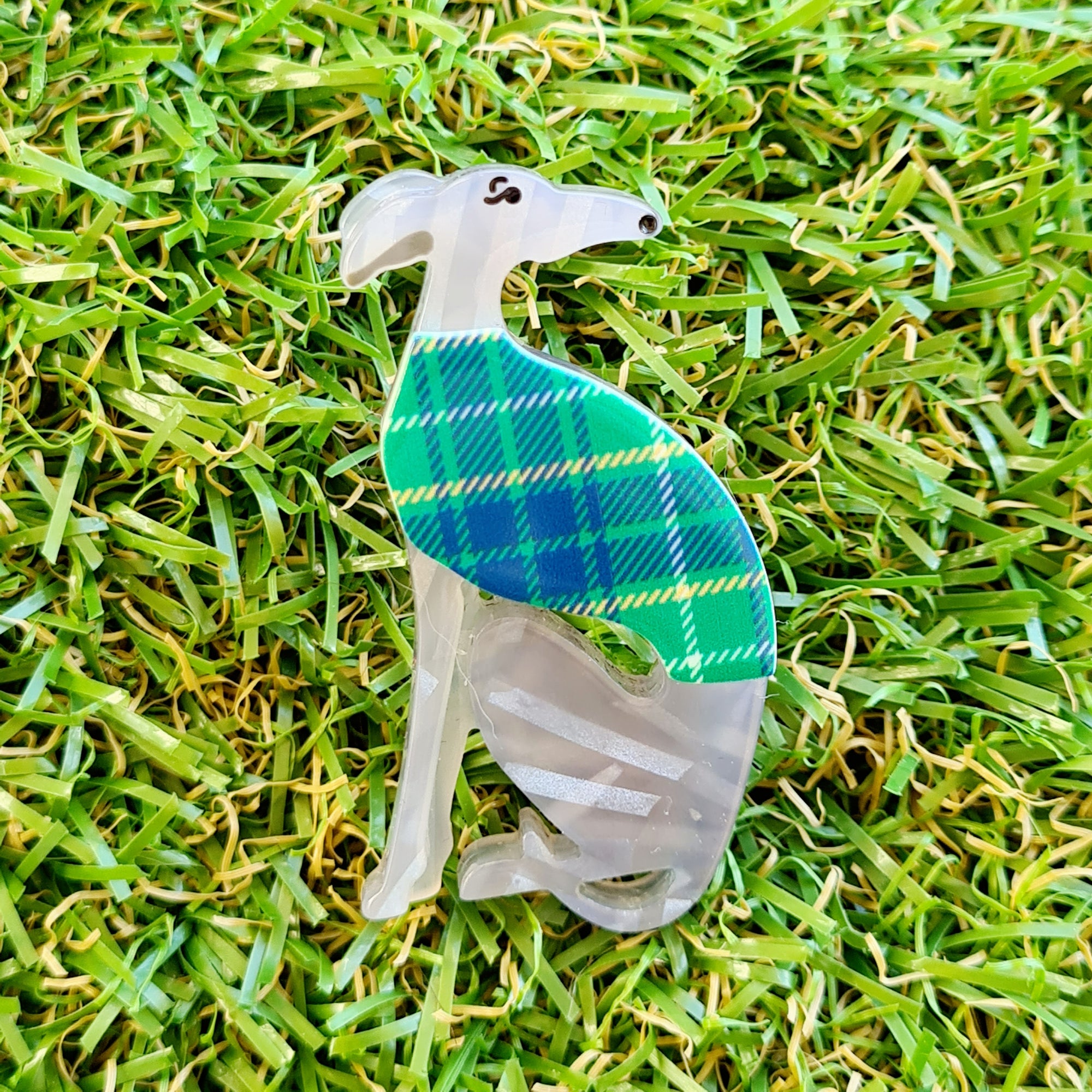 Garrison The Greyhound Mini Brooch by Erstwilder (Dog Minis)