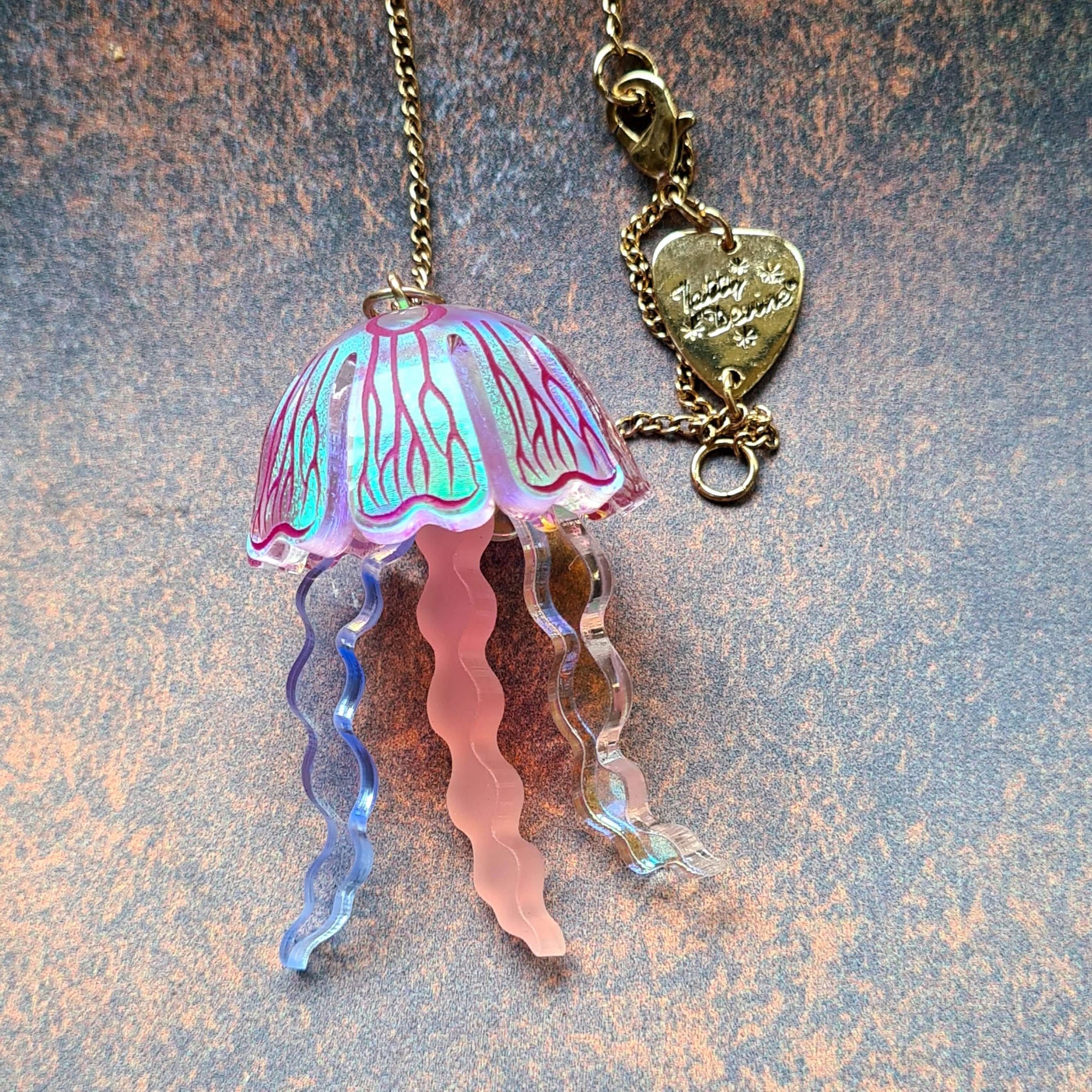 Moon Jellyfish Pendant by Tatty Devine