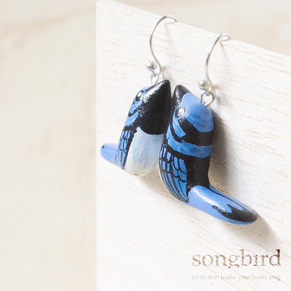 Superb Fairy Wren Earrings by Songbird