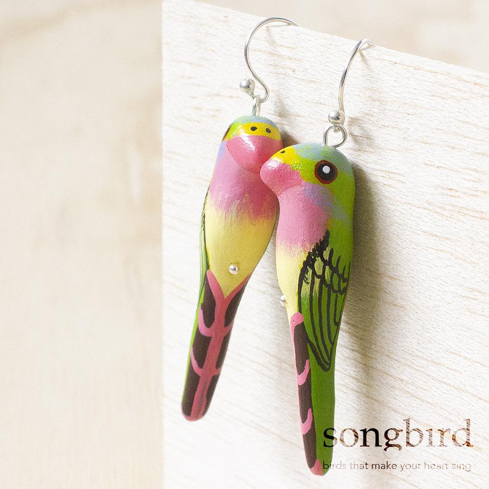 Princess Parrot Earrings by Songbird