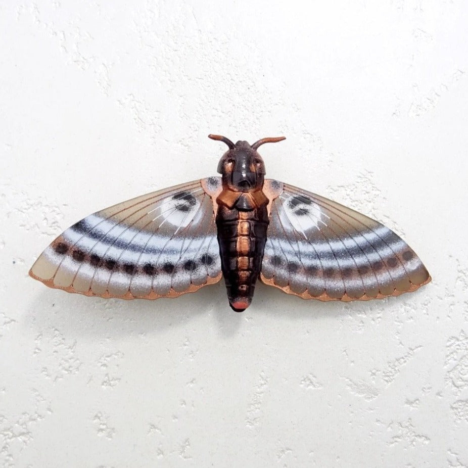 Tiger Belly Moth Brooch by MissJ Designs