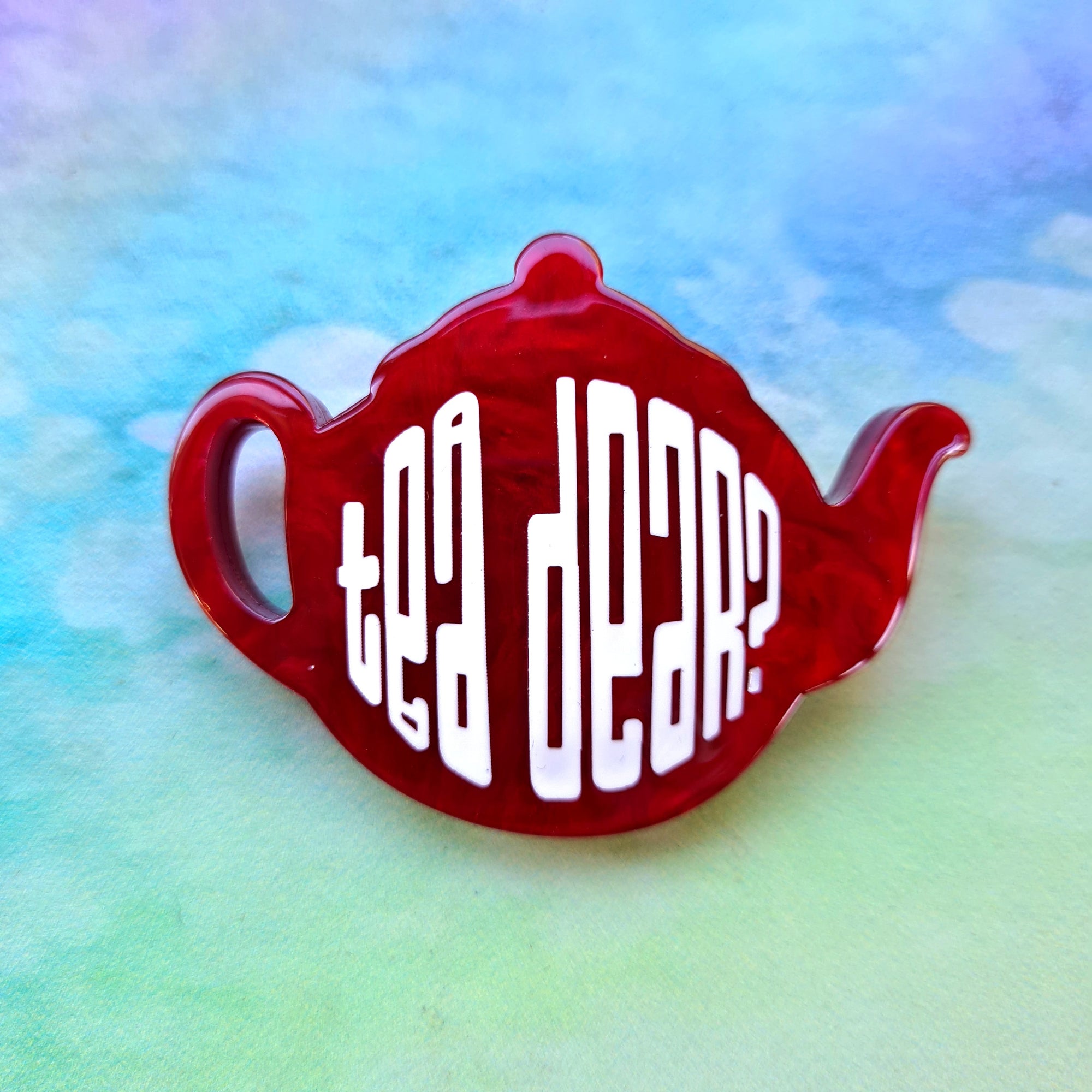 Tea Dear Brooch by Erstwilder (FF24)