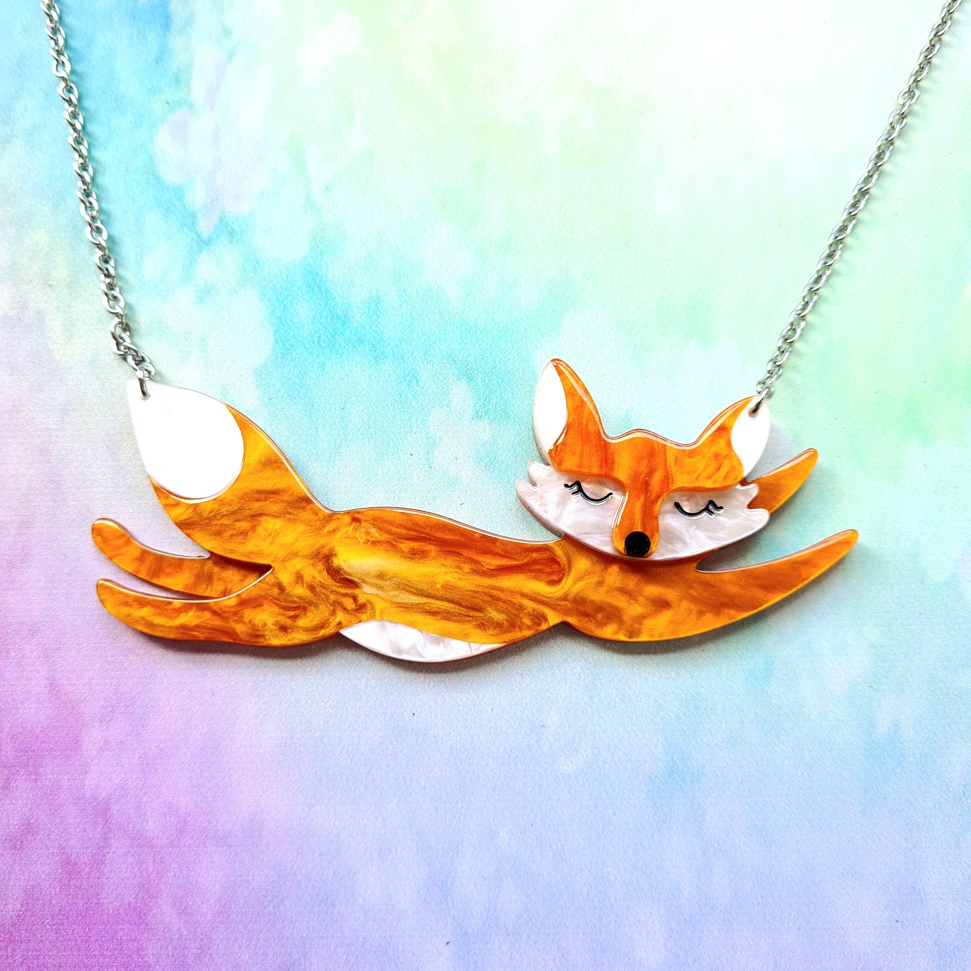 Flynn the Flying Fox Necklace by Erstwilder