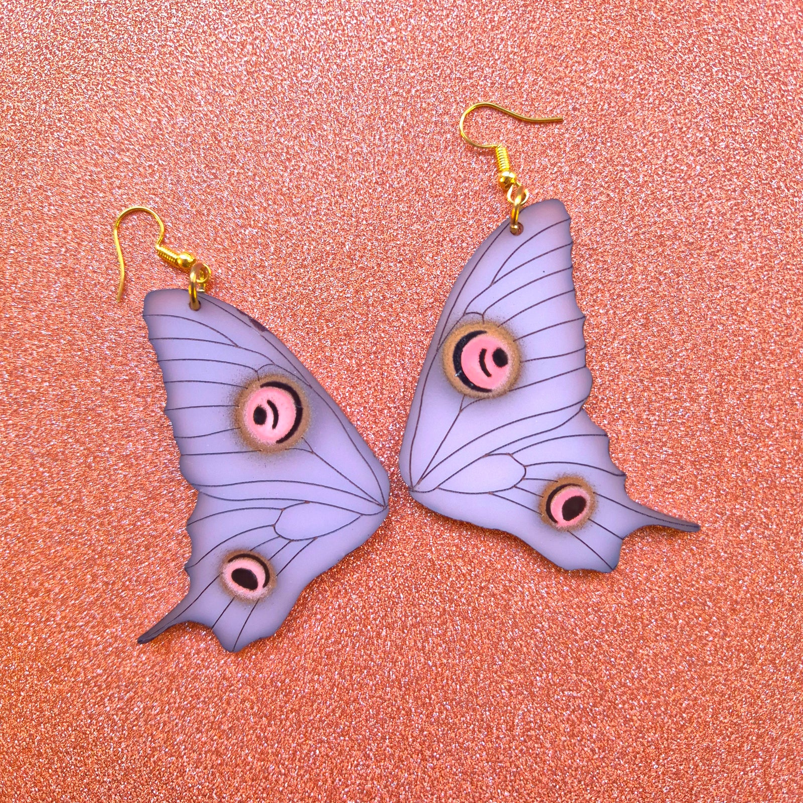 Moth Earrings by MissJ Designs