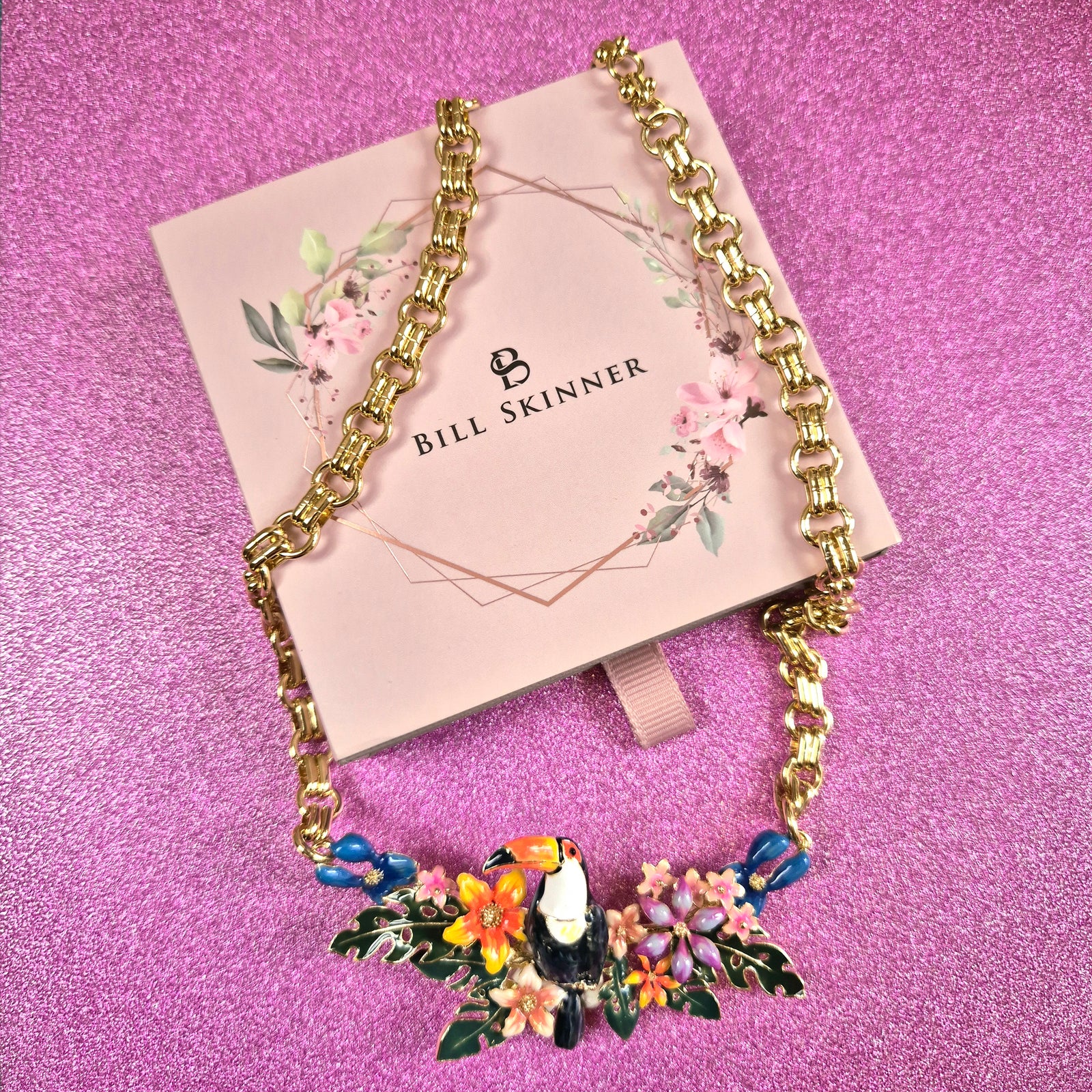 Toucan Necklace by Bill Skinner Studio