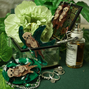 Otter Earrings by Lost Kiwi Designs