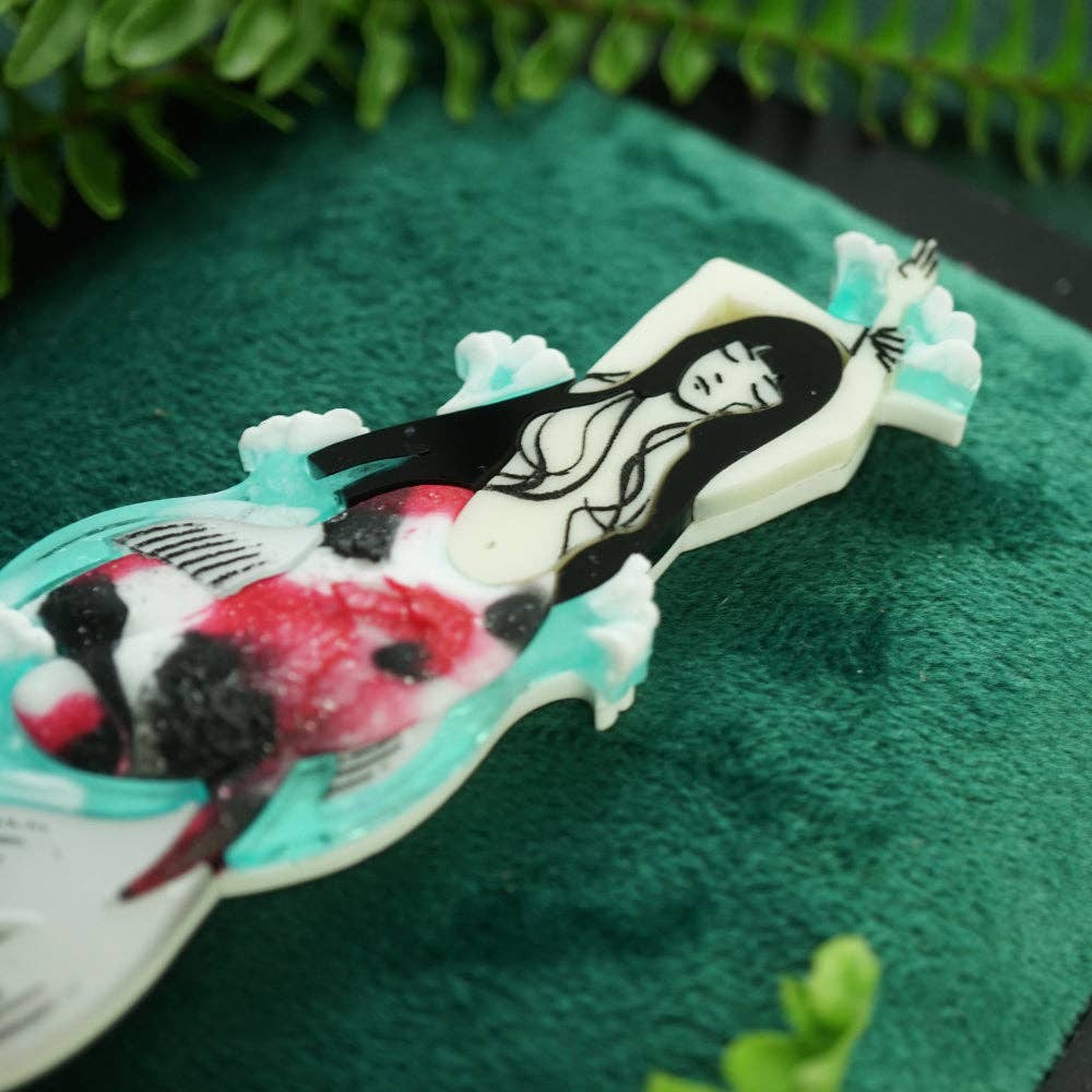 Koi Mermaid Brooch by Lost Kiwi Designs