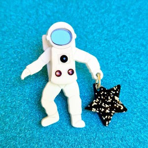 Astronaut Brooch by Little Moose