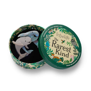 Yangtze Finless Porpoises Brooch by Erstwilder