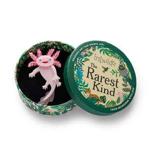 Axolotl Brooch by Erstwilder