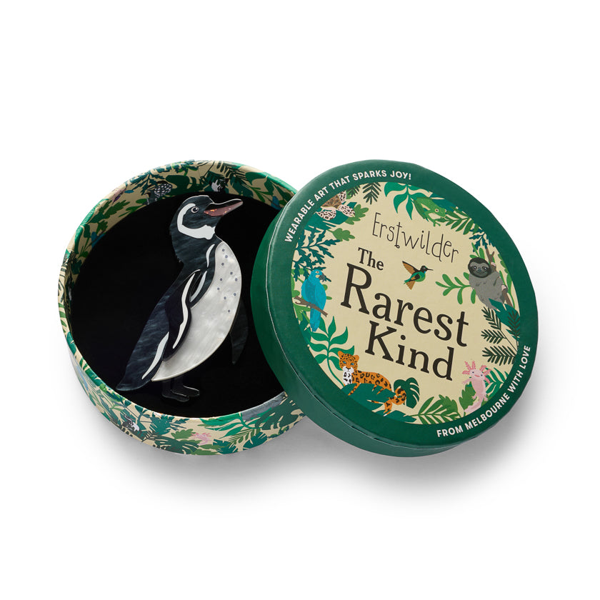 Galapagos Penguin Brooch by Erstwilder