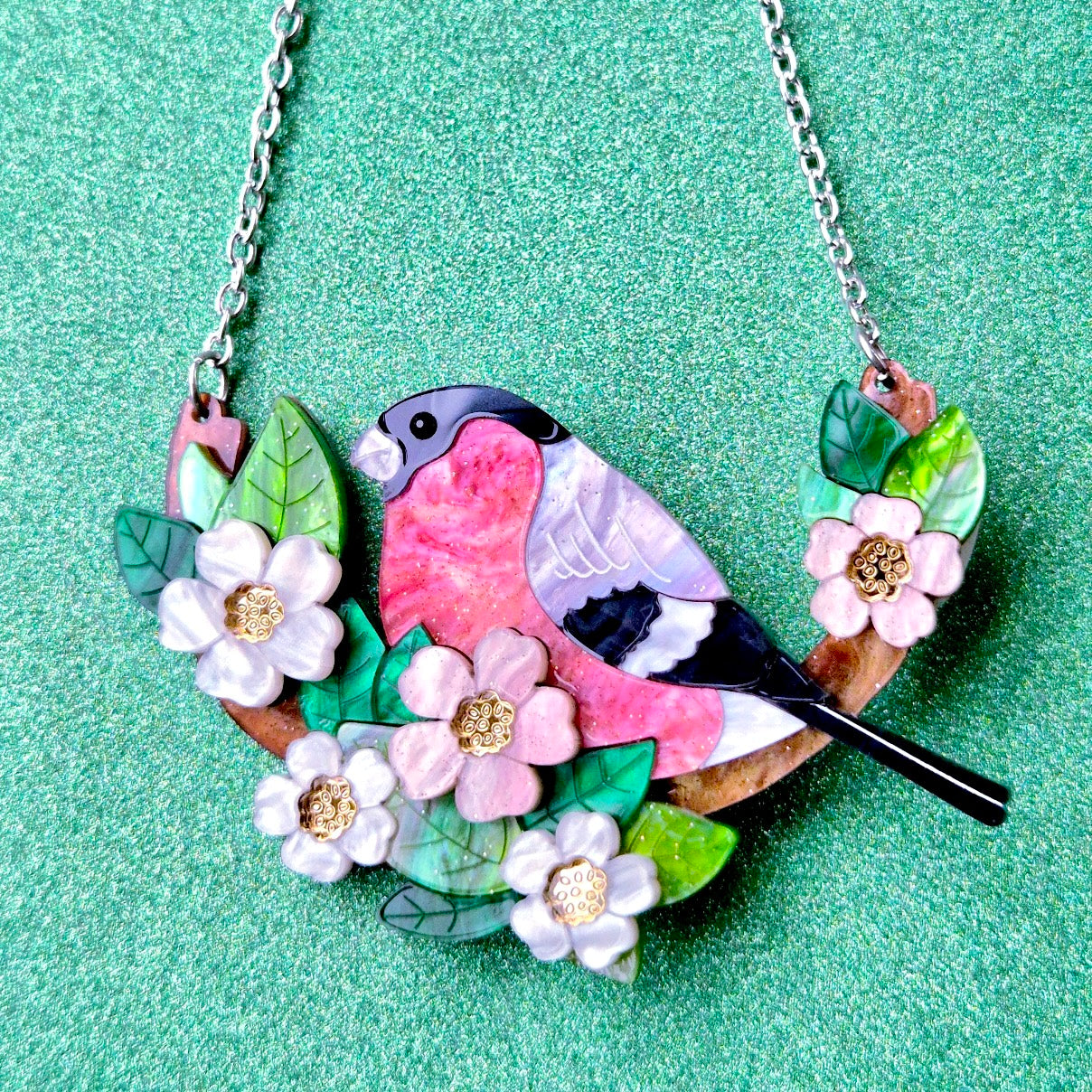 Bullfinch Necklace by Little Moose