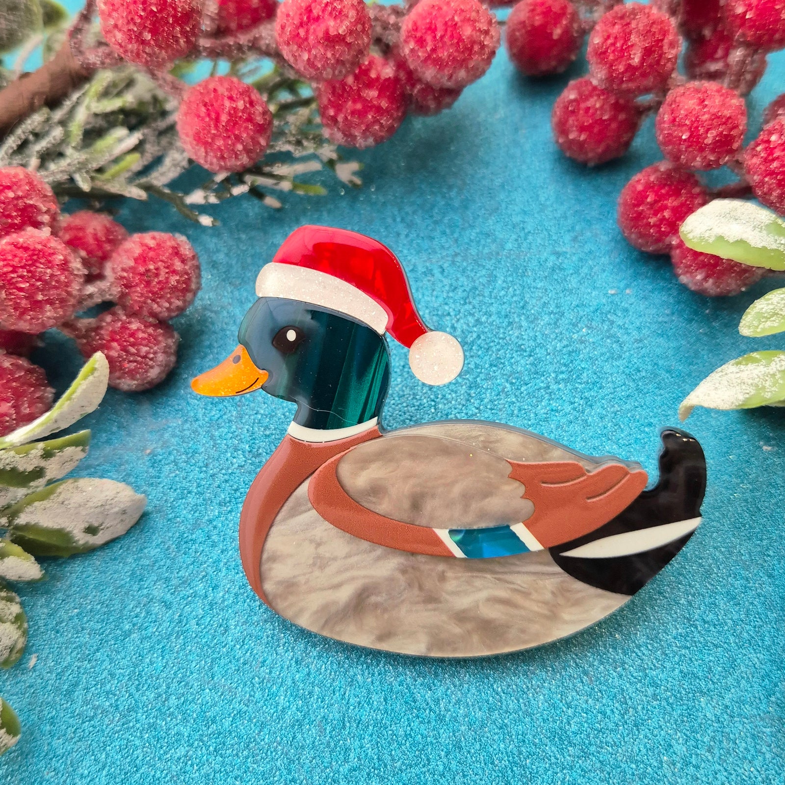 Daphne the Duck Brooch by Erstwilder