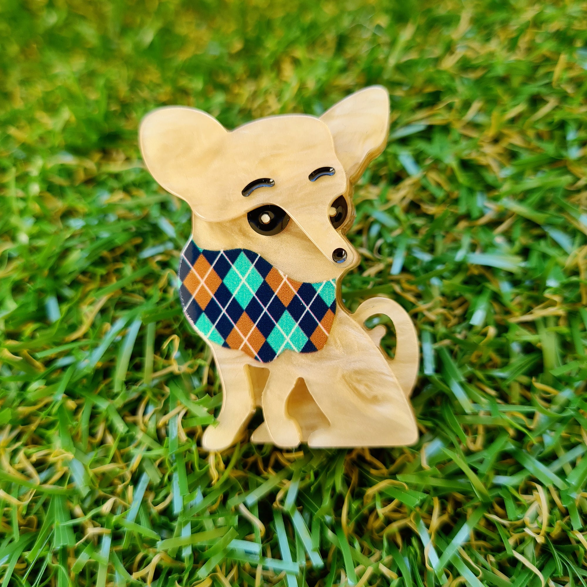 Chi Chi Chihuahua Mini Brooch by Erstwilder (Dog Minis)