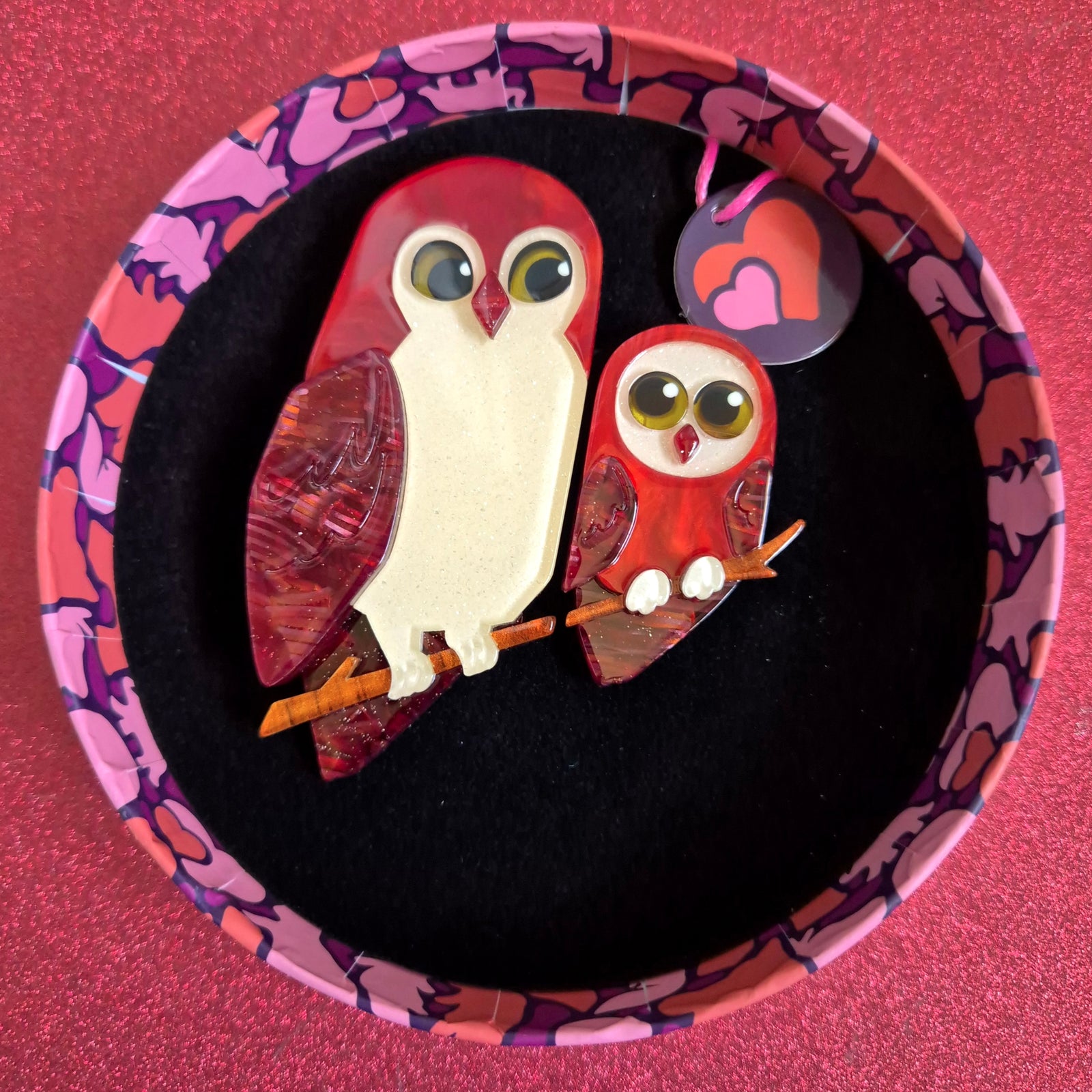 Eyes on You Duo Brooch Set by Erstwilder