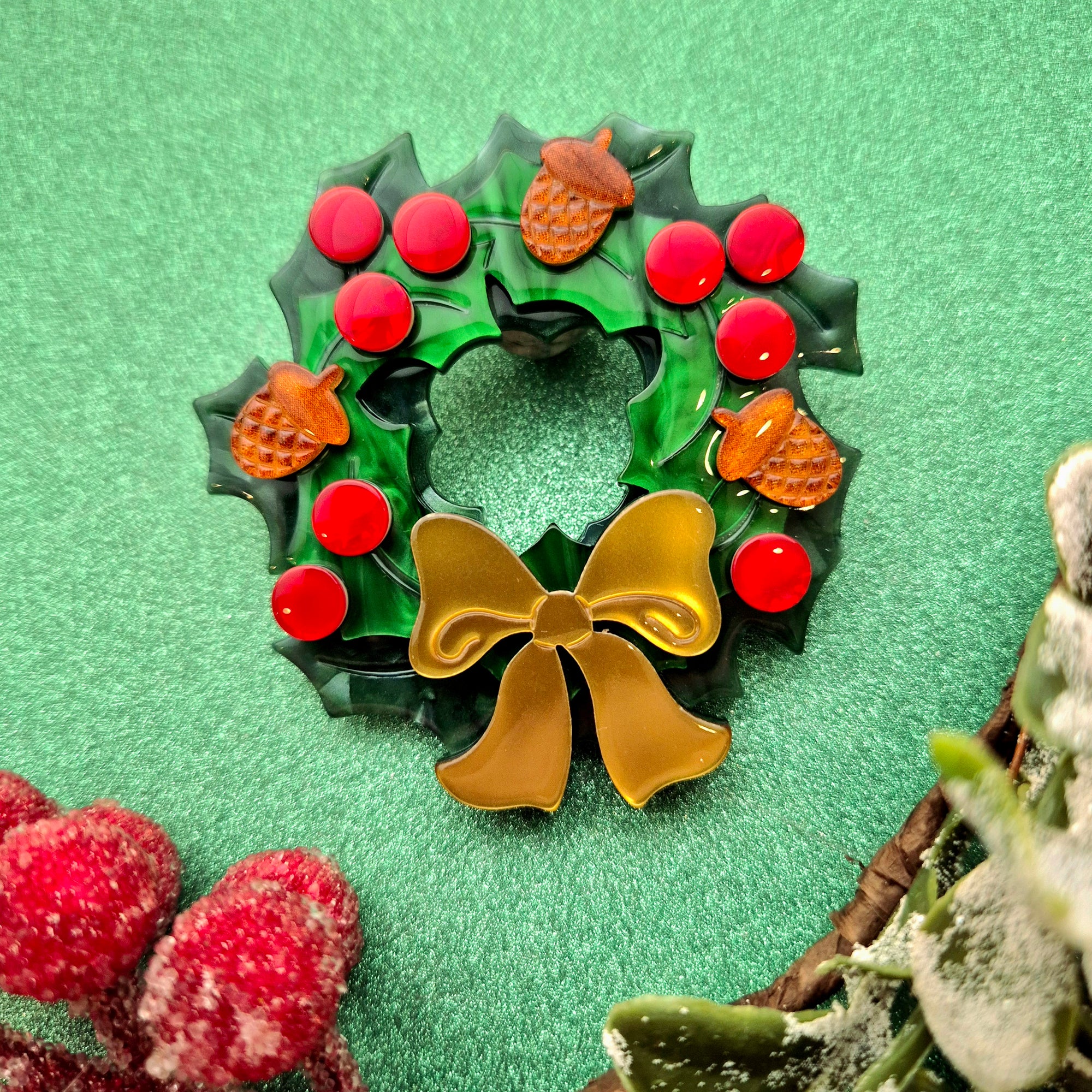 Forest Wreath Brooch by Erstwilder