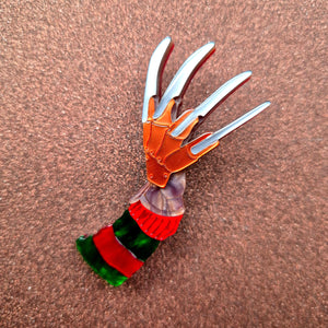 Freddy Krueger Brooch by Erstwilder