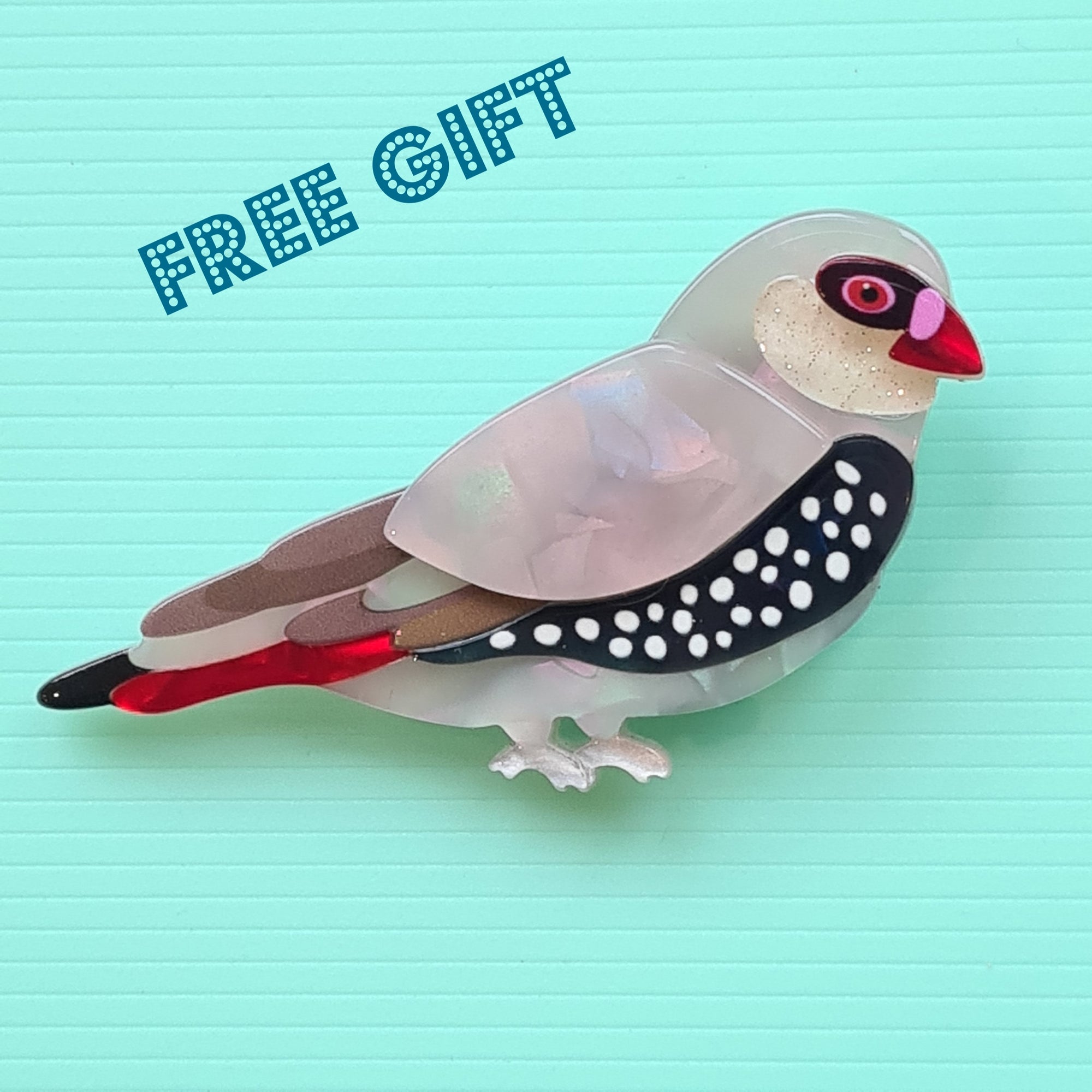 FREE GIFT A Finch by Any Other Name Brooch by Erstwilder x Jocelyn Proust