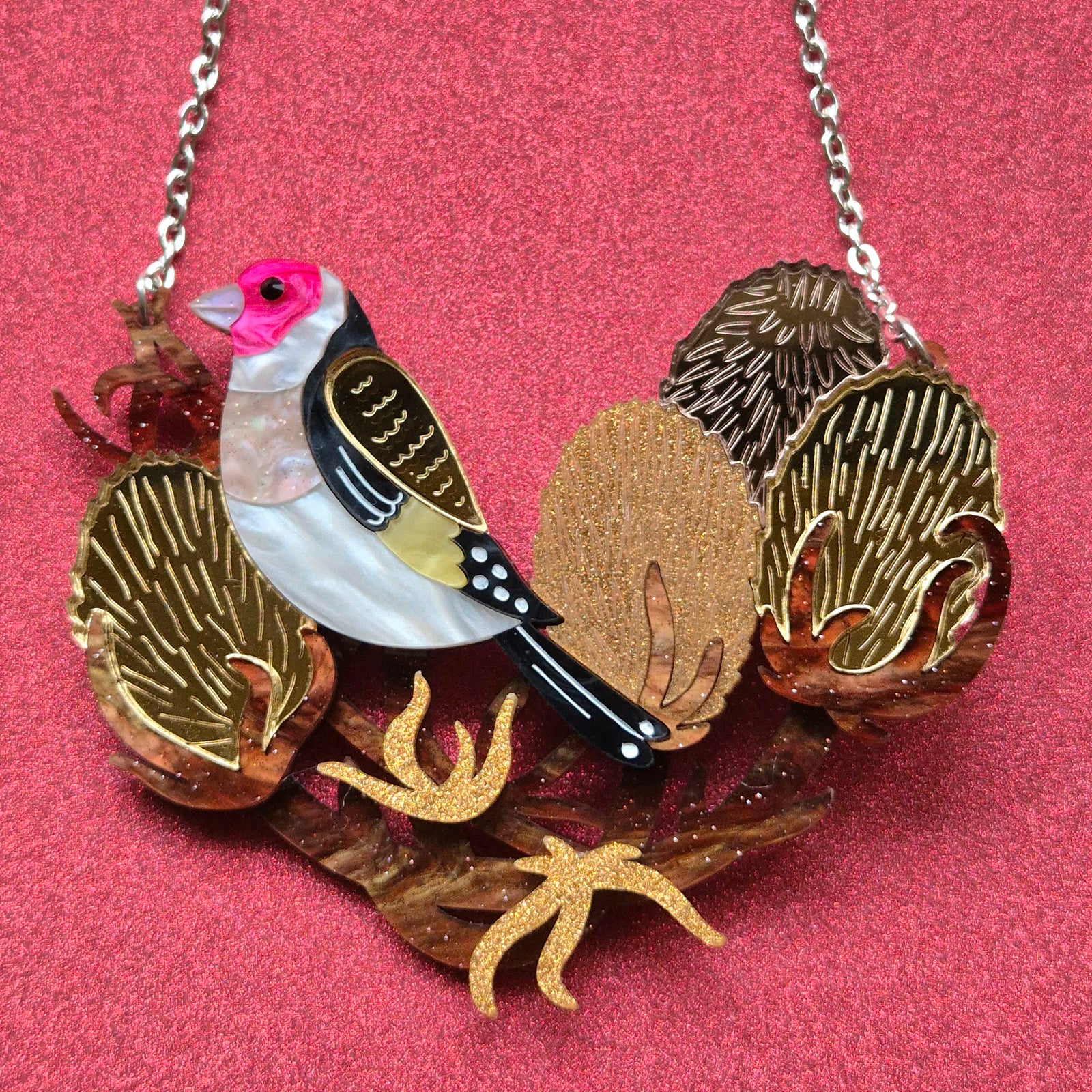 Goldfinch Necklace by Little Moose