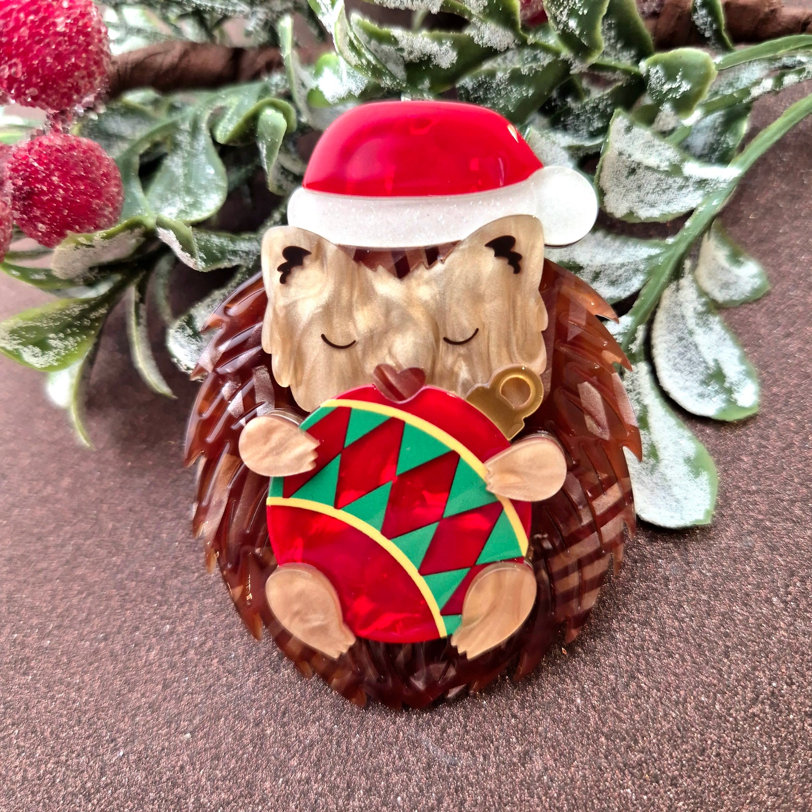 Hannah the Hedgehog Brooch by Erstwilder