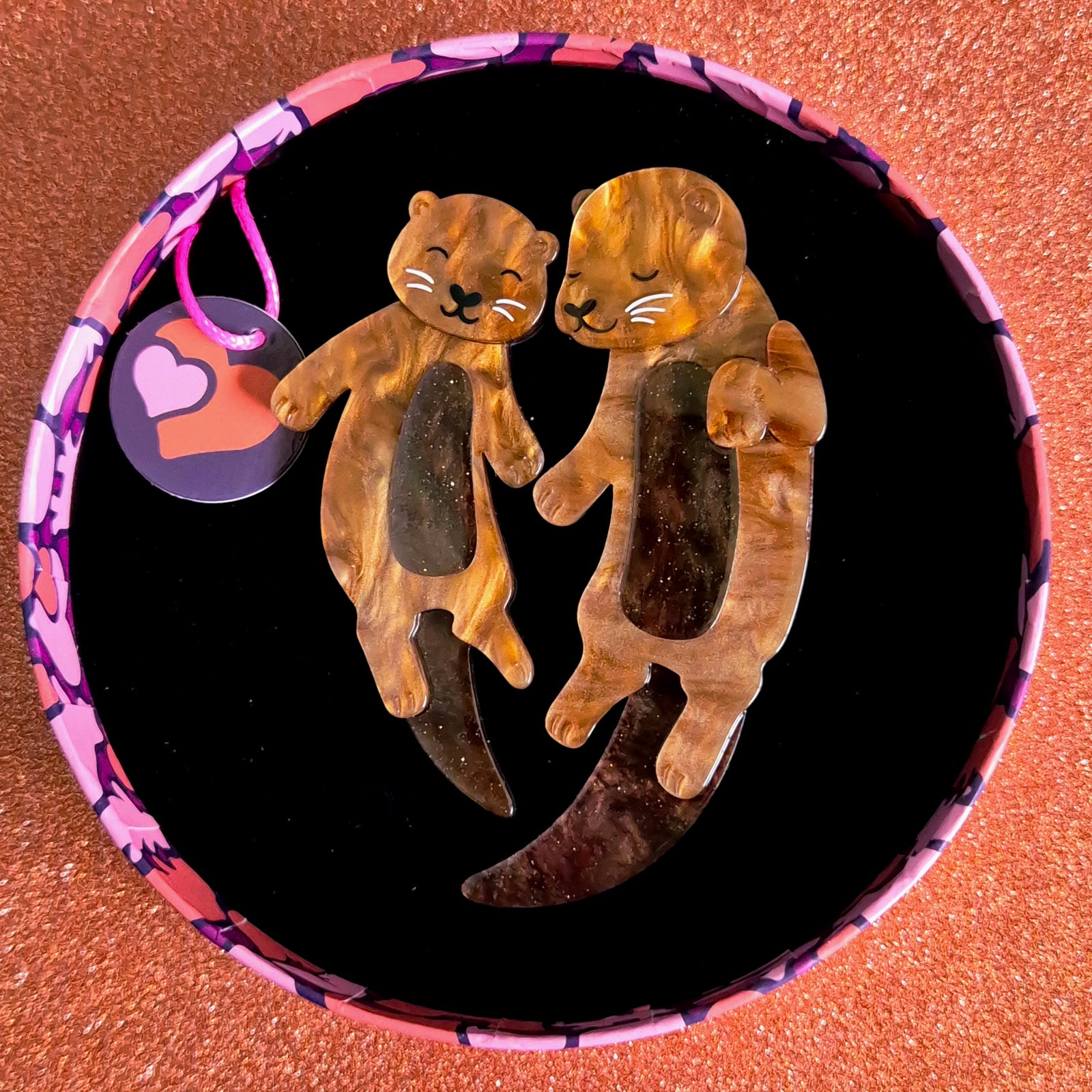 Hold Tight Duo Brooch Set by Erstwilder