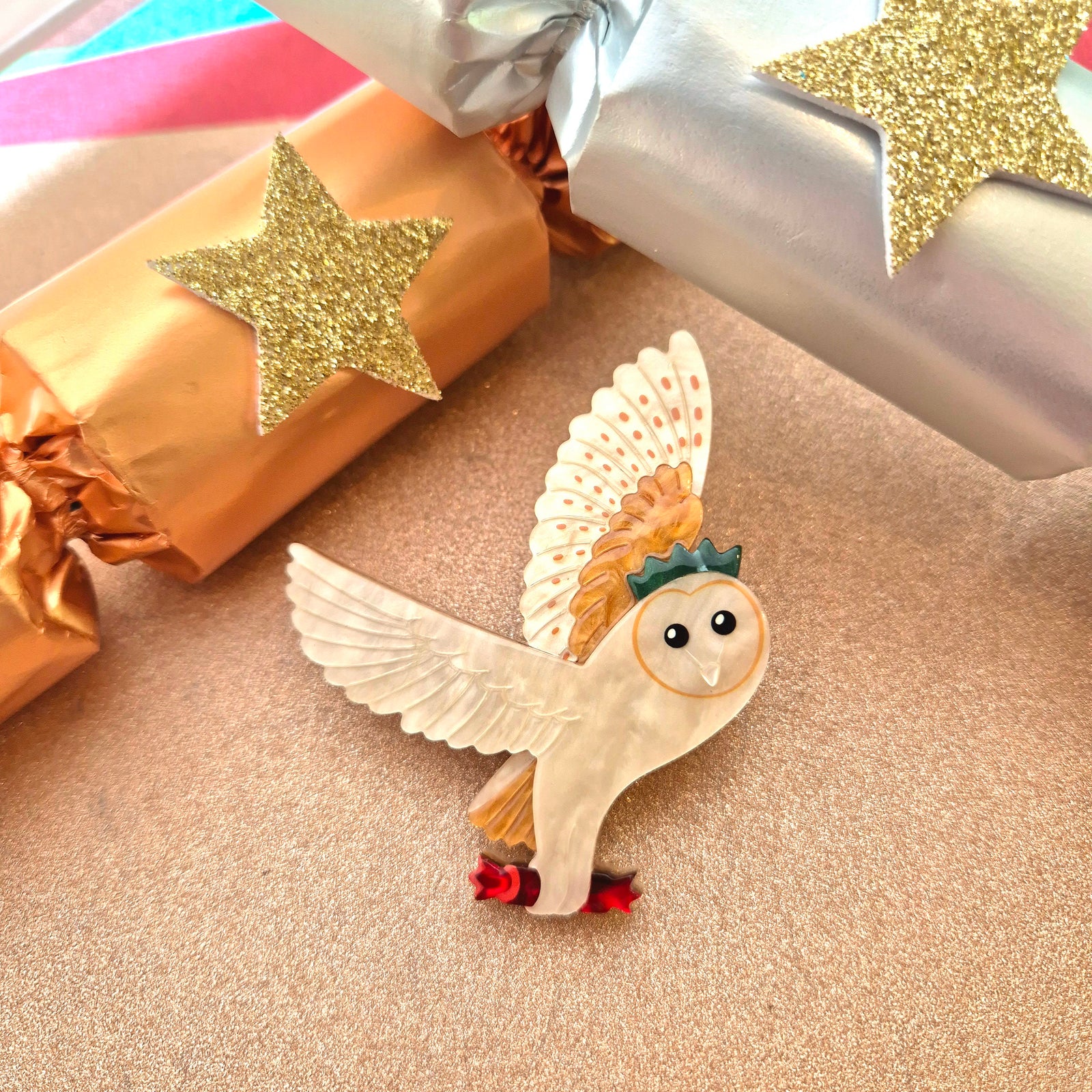 Otto the Owl Brooch by Erstwilder