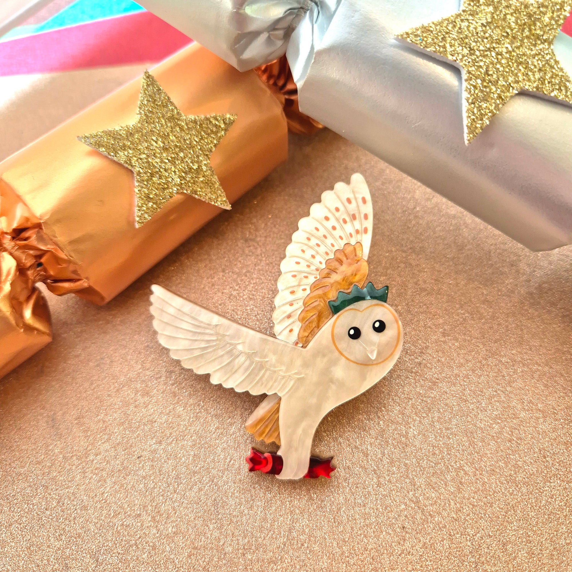 Otto the Owl Brooch by Erstwilder