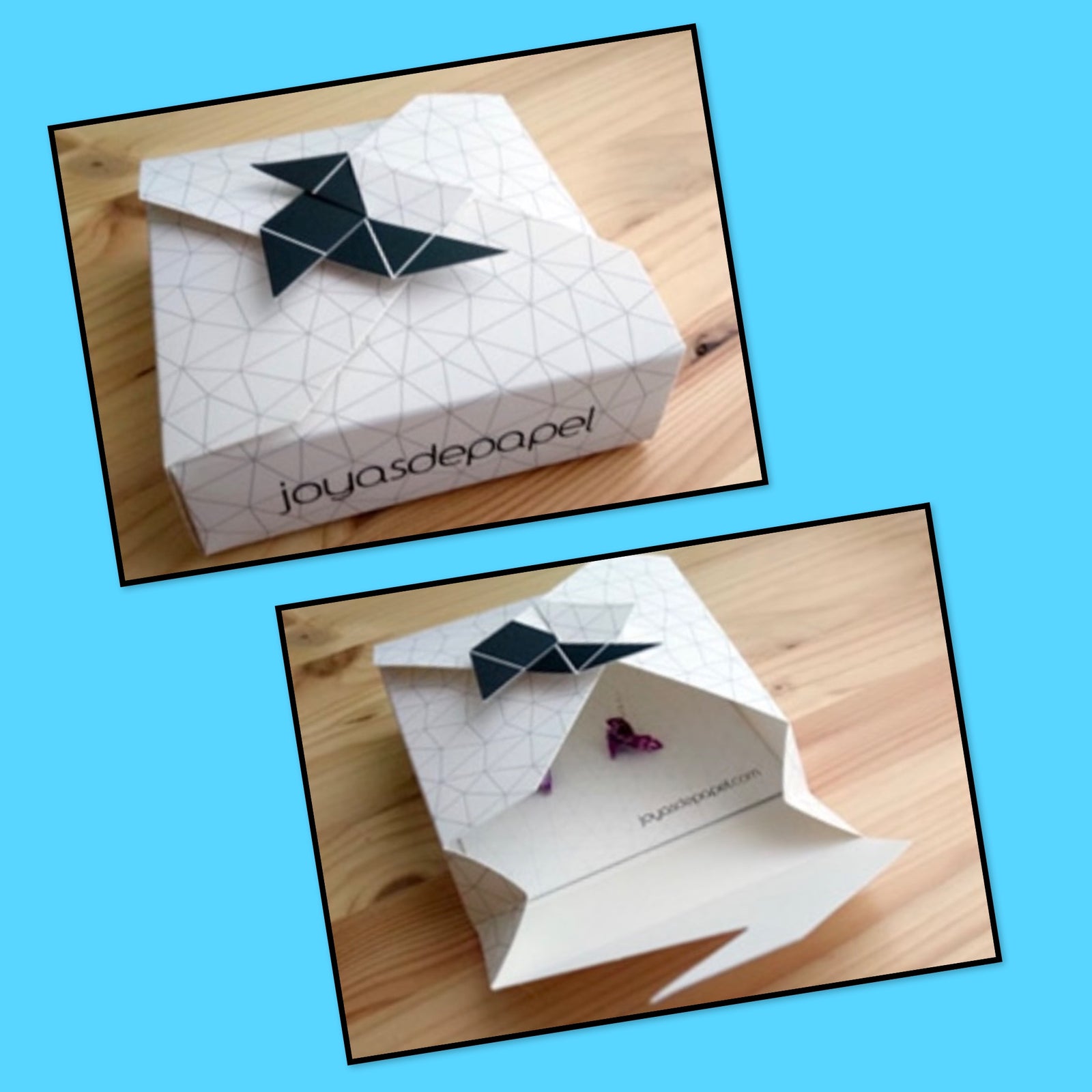 Barco Earrings by Joyas de Papel