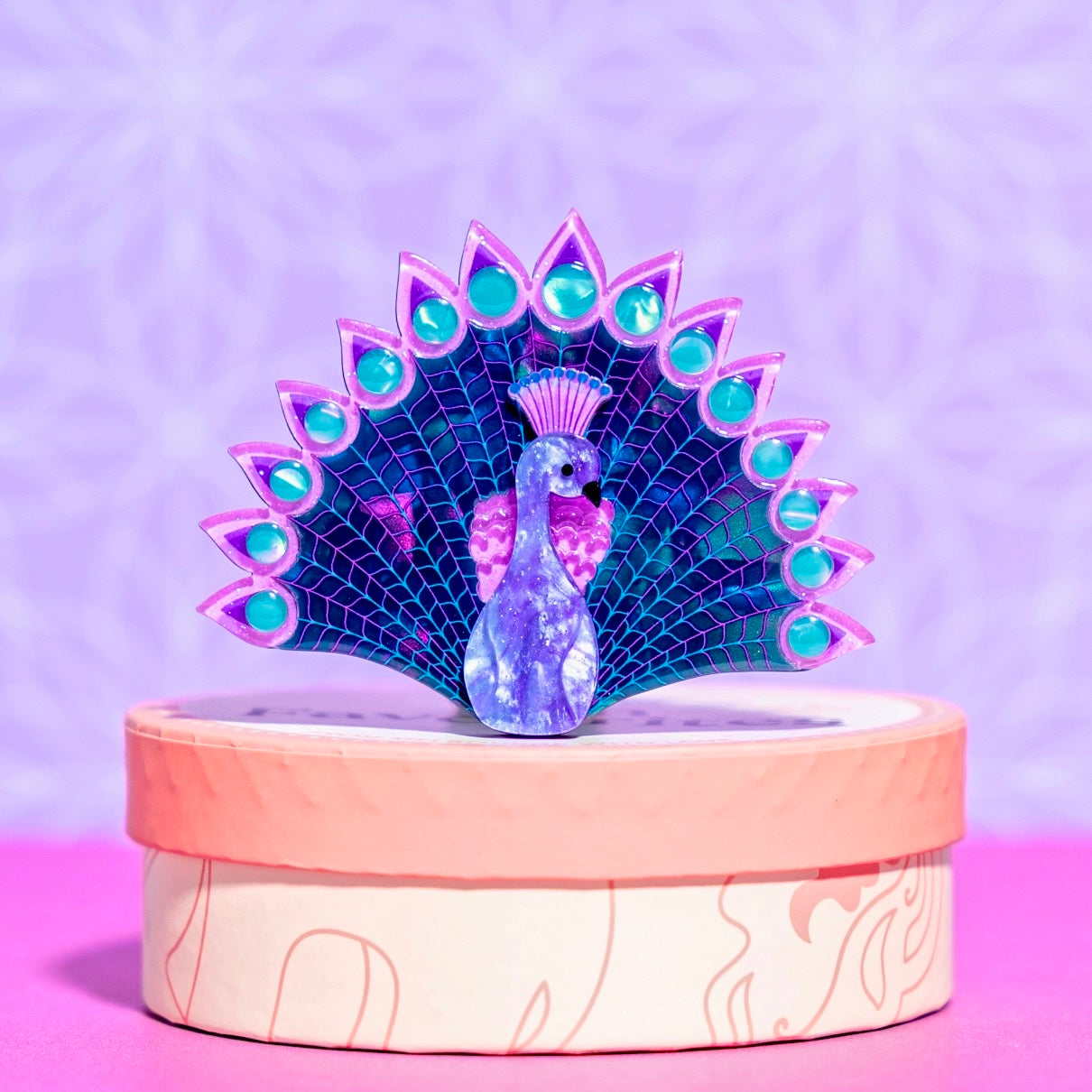 FREE GIFT Stockist Exclusive Penelope Peacock Brooch by Erstwilder