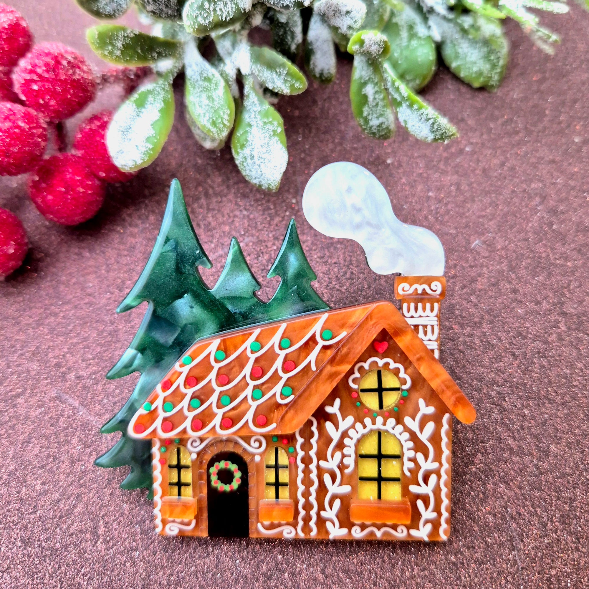 The Sweetest Cabin Brooch by Erstwilder
