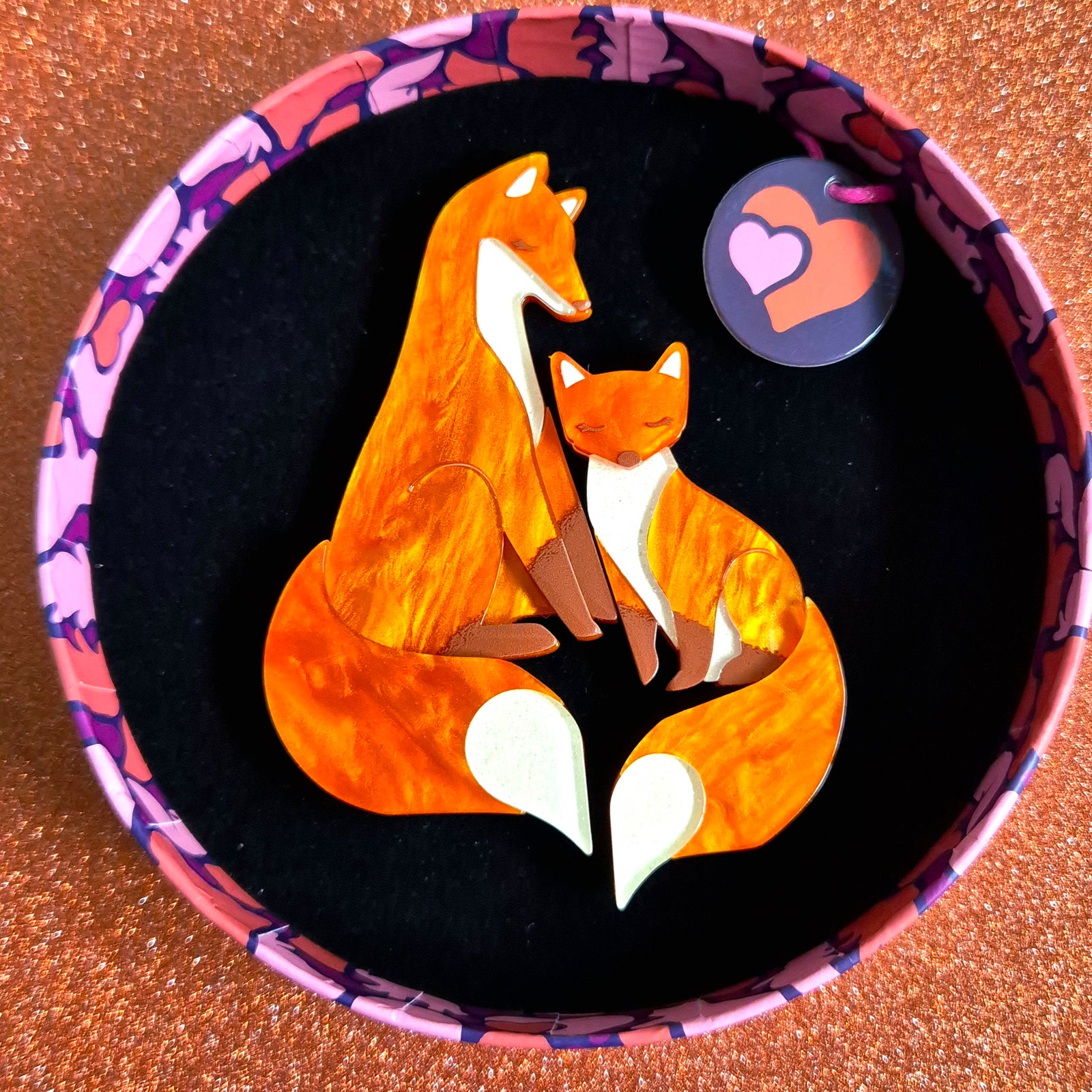 Through the Thicket Duo Brooch Set by Erstwilder