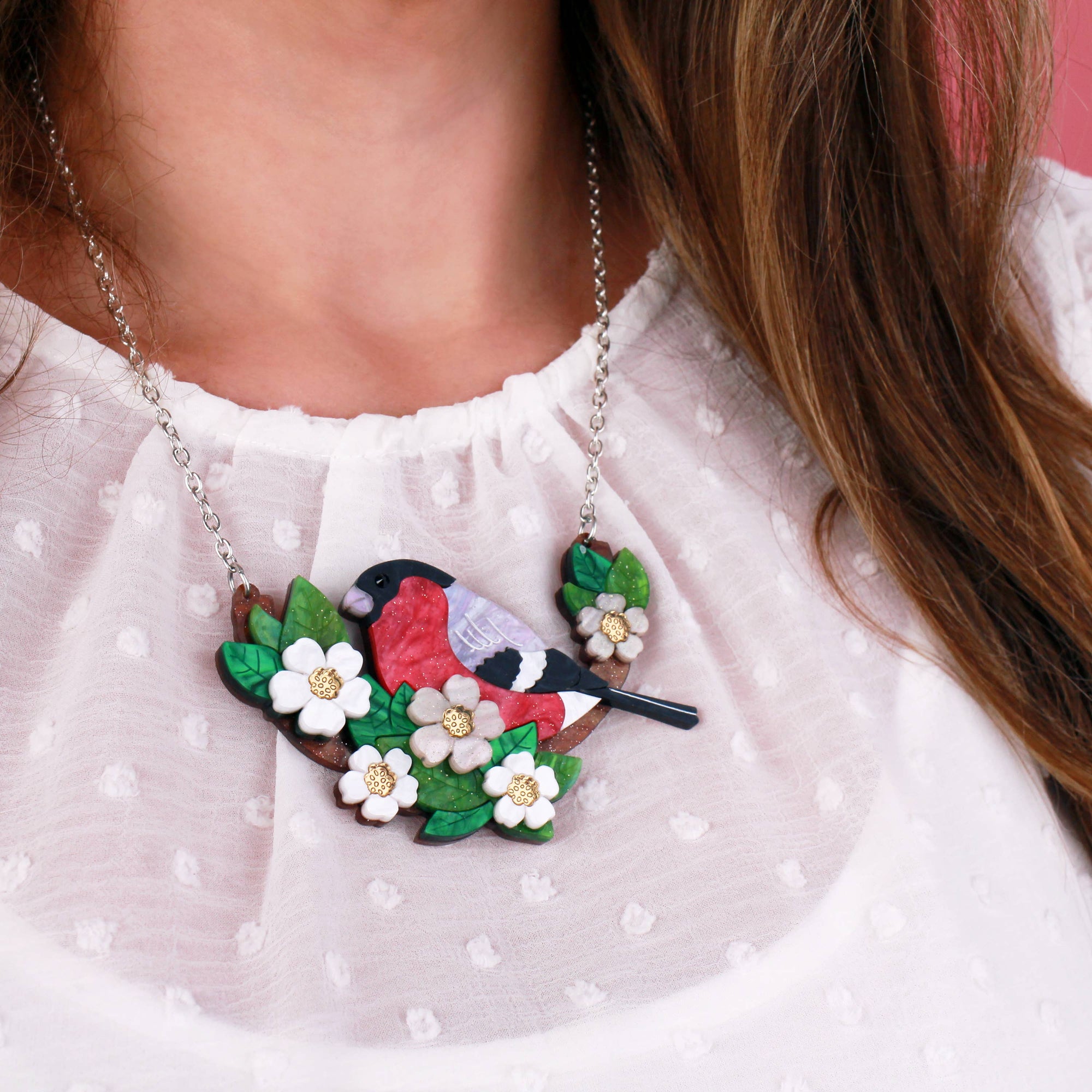 Bullfinch Necklace by Little Moose
