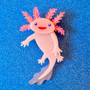 Axolotl Brooch by Erstwilder
