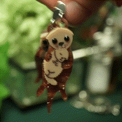 Otter Earrings by Lost Kiwi Designs