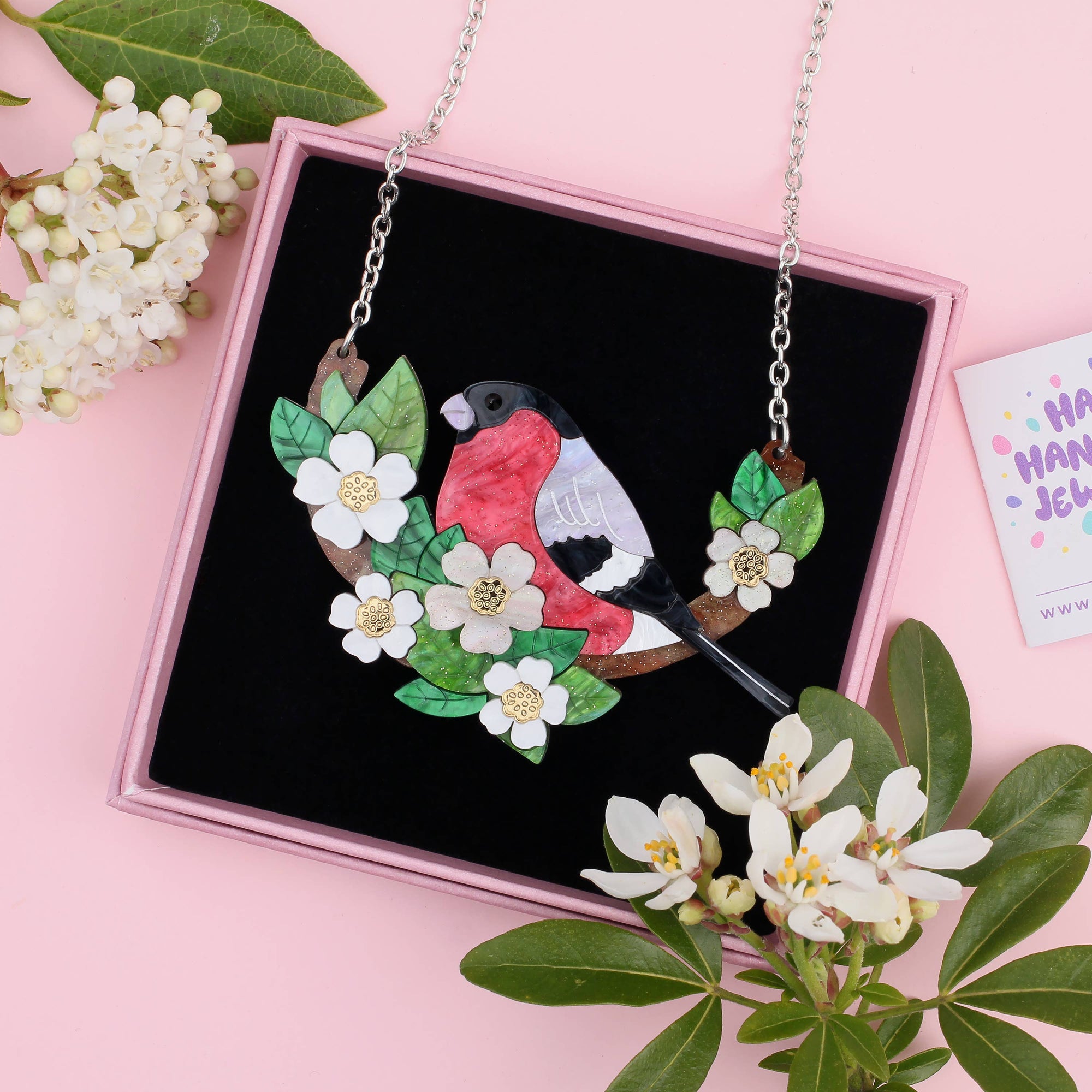 Bullfinch Necklace by Little Moose