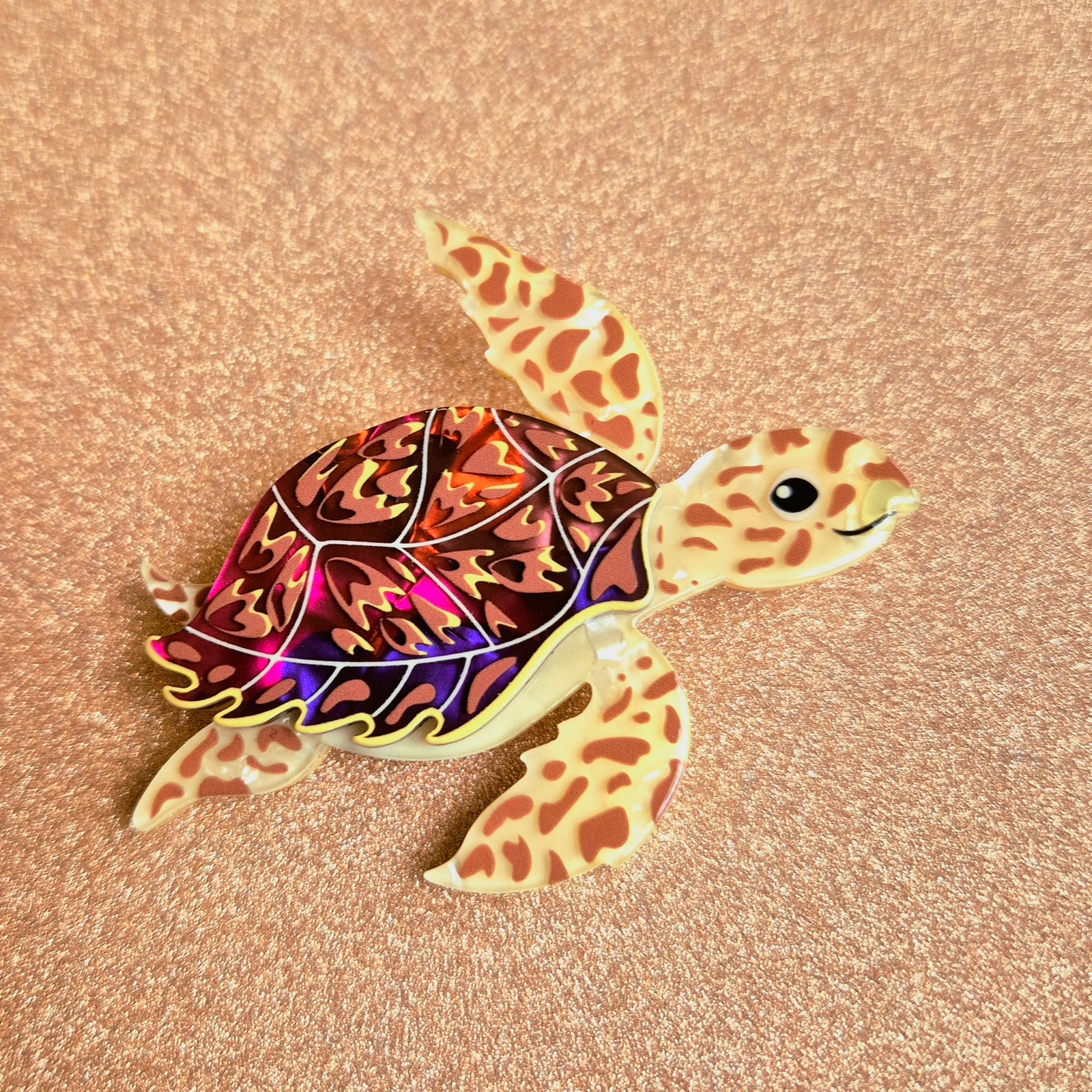 Hawksbill Turtle Brooch by Erstwilder
