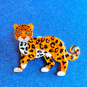 Amur Leopard Brooch by Erstwilder