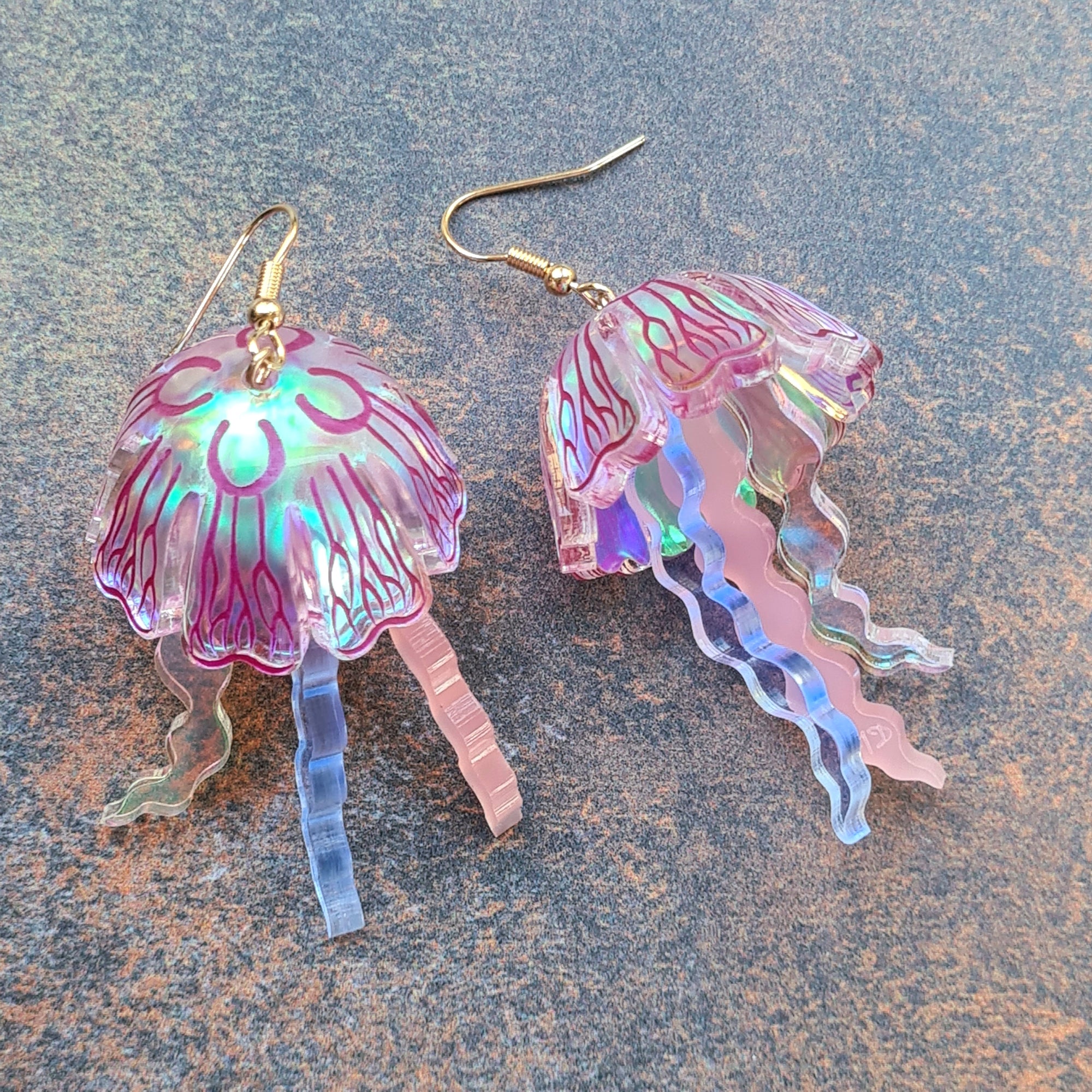 Moon Jellyfish Earrings by Tatty Devine