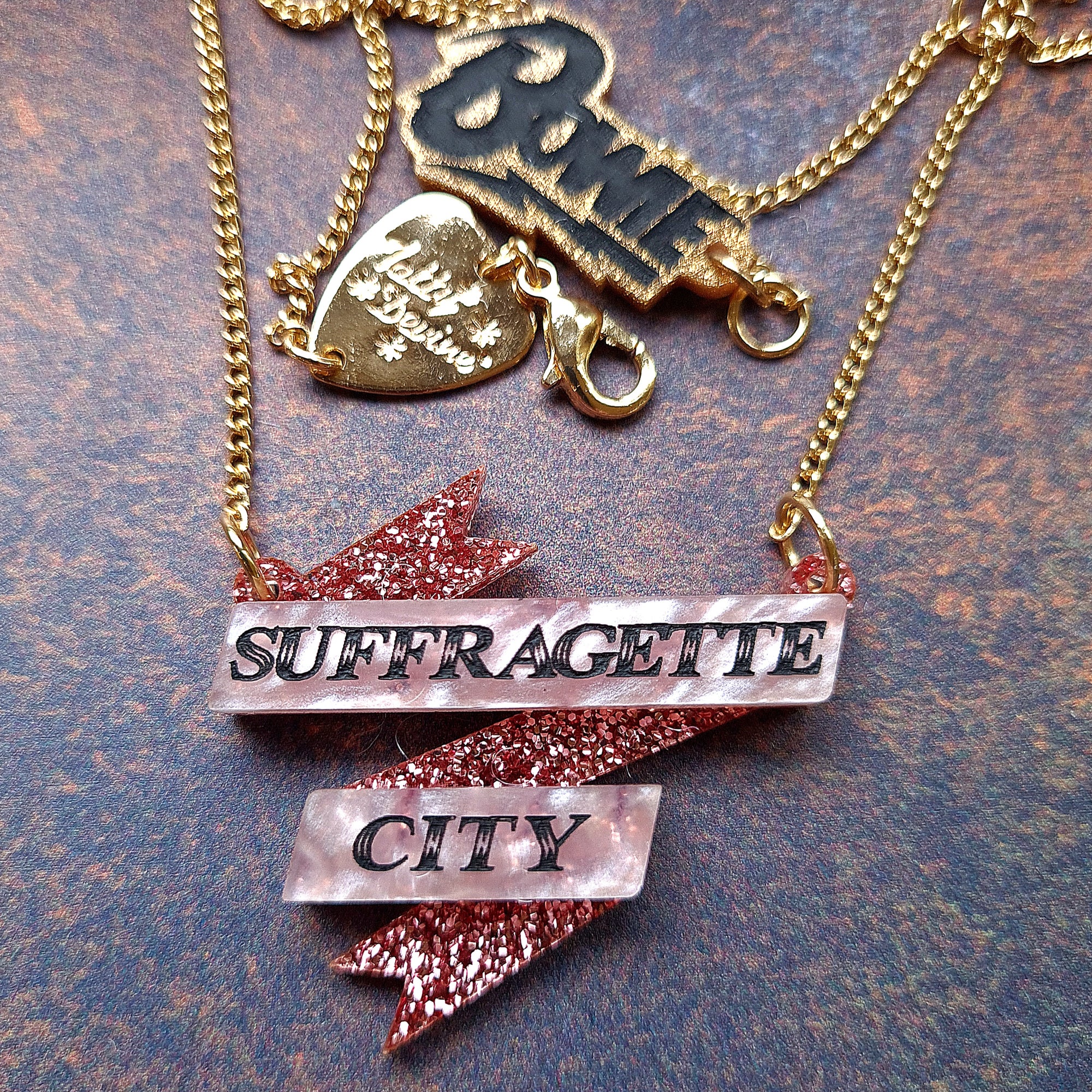 Suffragette City Necklace by Tatty Devine